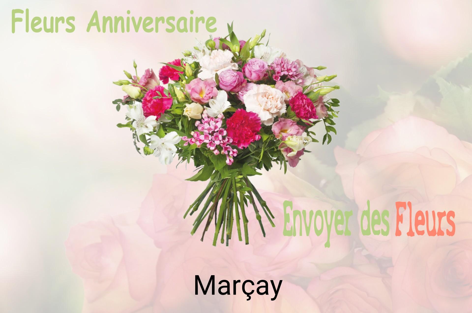 Bouquet de fleurs d’anniversaire livré à Marçay